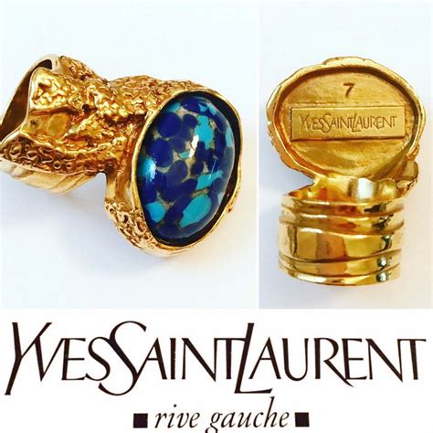 ysl blue ring price|yves Saint Laurent jewellery.